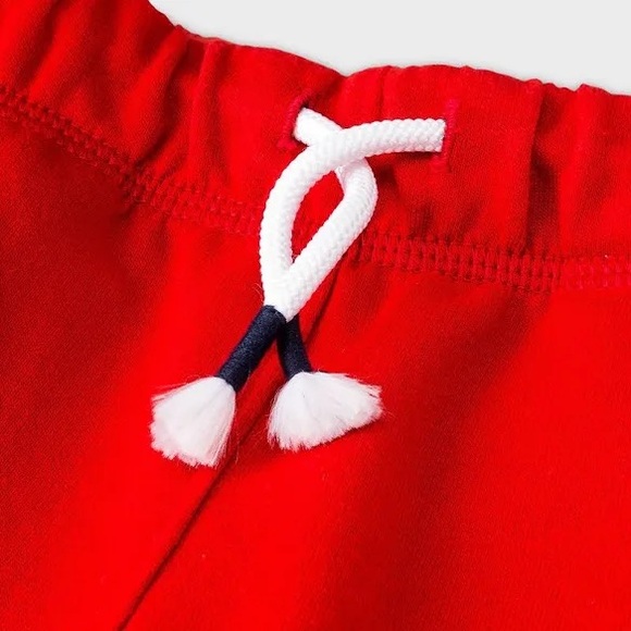 Cat & Jack Patriotic Tie Dye Pocket Tee and Red Shorts Set size 2T - Picture 3 of 10